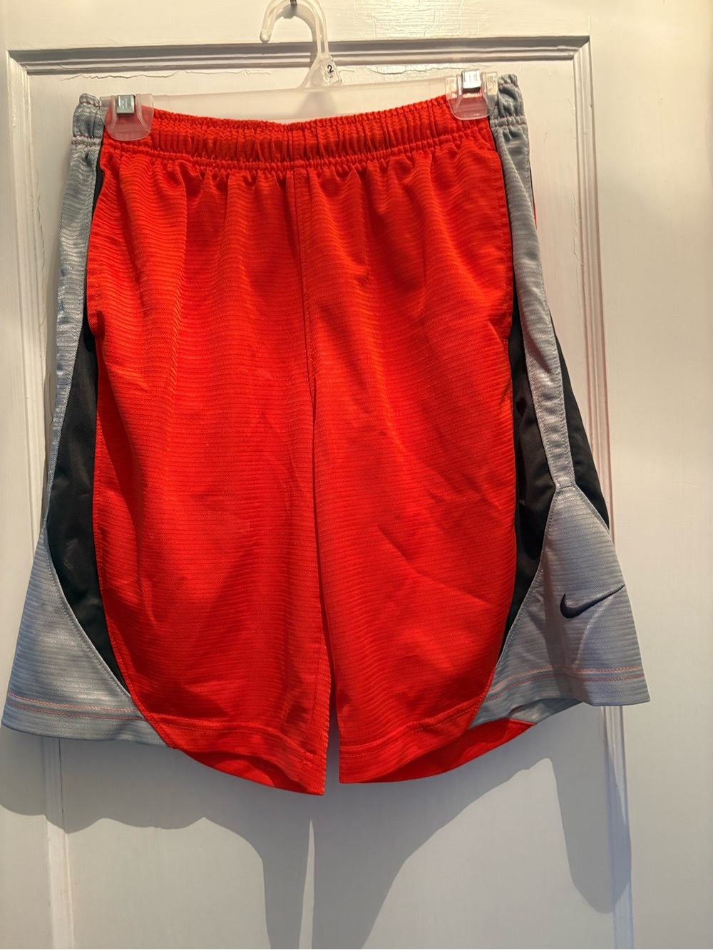 Nike Orange Performance Shorts with Logo
